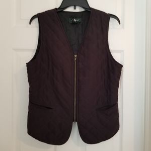 Navy Quilted Vest